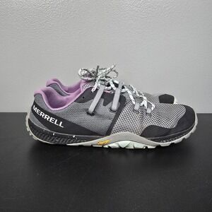 Merrell Shoes Womens Size 11 Gray Trail Glove 6 Barefoot Trail Running Sneakers